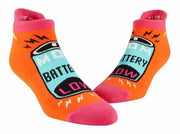 Blue Q Sneaker Socks - Mom Battery Blue Q Quirksy gifts australia
