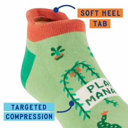 Blue Q Sneaker Socks - Plant Manager Quirksy gifts australia