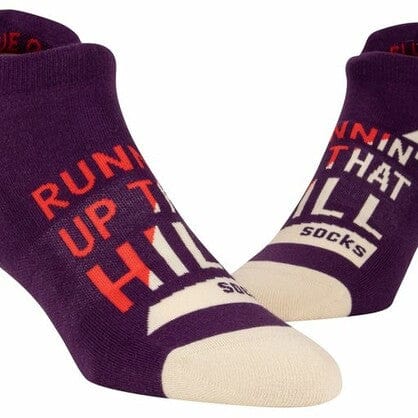 Blue Q Sneaker Socks - Runnin' Up Quirksy gifts australia