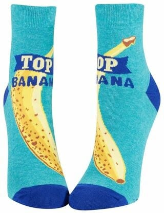 Blue Q Top Banana - Women's Ankle Socks - B   lue Q Quirksy gifts australia