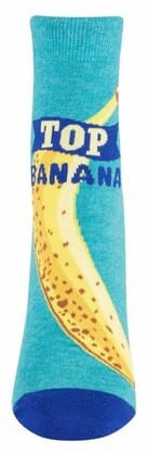 Blue Q Top Banana - Women's Ankle Socks - B   lue Q Quirksy gifts australia