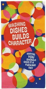 Blue Q Washing Dishes - Dish Towel - Blue Q Quirksy gifts australia