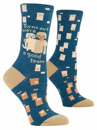 Blue Q We're A Good Team - Women's Crew Socks - Blue Q Quirksy gifts australia