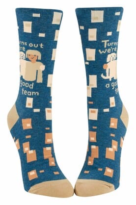 Blue Q We're A Good Team - Women's Crew Socks - Blue Q Quirksy gifts australia