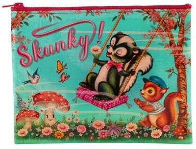 Blue Q Zipper Pouch - Skunky! - Blue Q Quirksy gifts australia