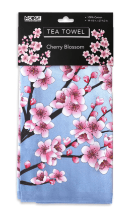 modgy Tea Towel - Cherry Blossom Quirksy gifts australia