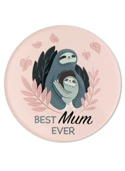 Tamboril Glass Drink Coaster Best Mum Ever Hugs Sloth Quirksy gifts australia