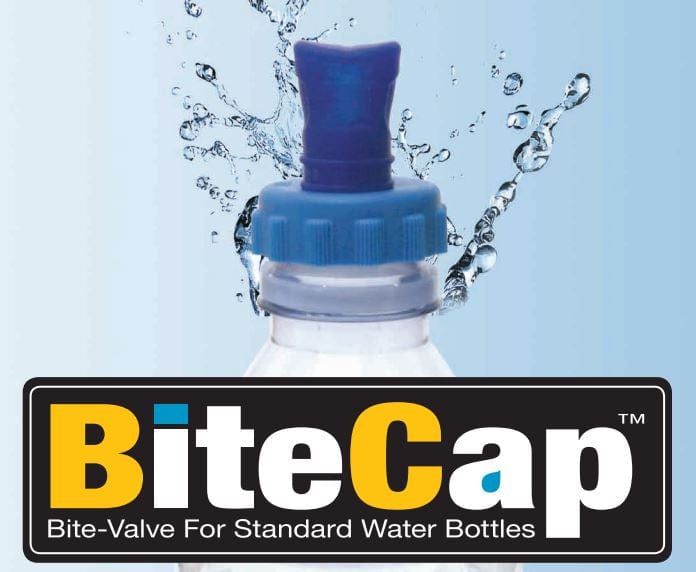 Blue Desert BiteCap™ Complete - hands-free drinking system Quirksy gifts australia