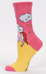 Blue Q Always Be A Unicorn - Women's Crew Socks - BlueQ Quirksy gifts australia