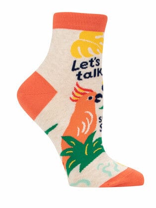 Talk Some Shit - Women's Ankle Socks - BlueQ