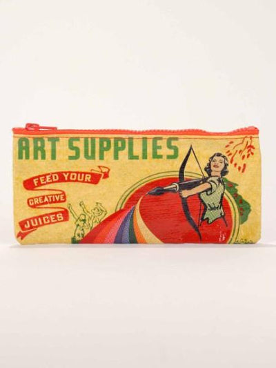 Blue Q Art Supplies Pencil Case Quirksy gifts australia