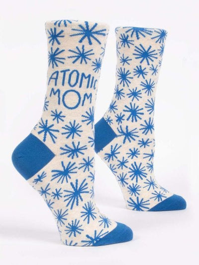 Blue Q Atomic Mom - Women's Crew Socks - BlueQ Quirksy gifts australia
