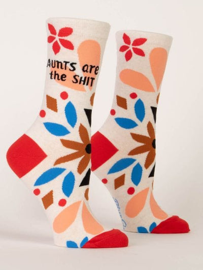 Blue Q Aunts Are The Sh*t - Women's Crew Socks - BlueQ Quirksy gifts australia