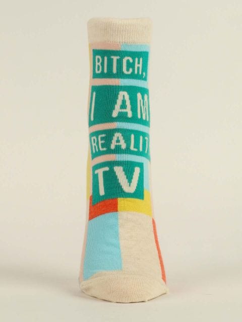 Blue Q B*tch, I Am Reality Tv - Women's Ankle Socks - BlueQ Quirksy gifts australia
