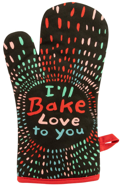 Blue Q Bake Love To You Oven Mitts Quirksy gifts australia