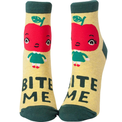 Blue Q Bite Me - Women's Ankle Socks - BlueQ Quirksy gifts australia