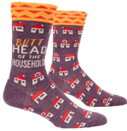 Blue Q Butthead Household - Men's Crew Socks - BlueQ Quirksy gifts australia