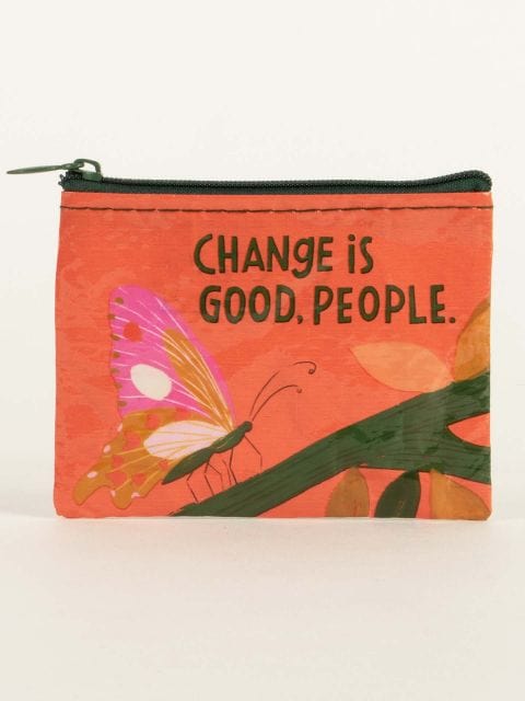 Blue Q Change Is Good, People. Coin Purse Quirksy gifts australia
