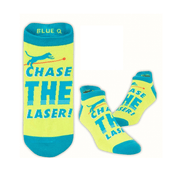 Blue Q Chase the Laser  - Sneaker Socks - BlueQ Quirksy gifts australia