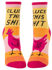 Blue Q Cluck This Shit - Women's Ankle Socks - BlueQ Quirksy gifts australia