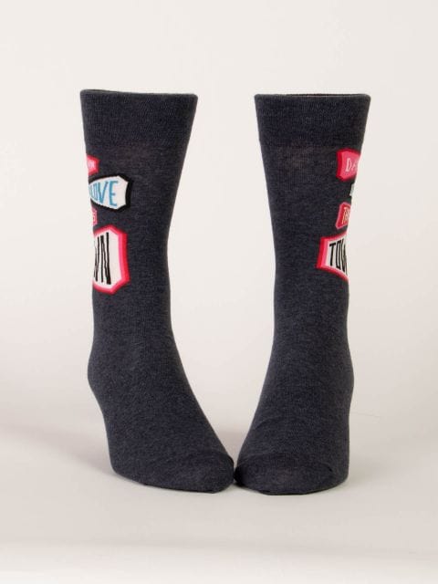 Blue Q Damn I Love This Town  - Men's Crew Socks - BlueQ Quirksy gifts australia