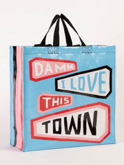 Blue Q Damn I Love This Town Shopper - BlueQ Quirksy gifts australia