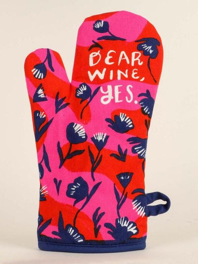 Blue Q Dear Wine Yes, Oven Mitt Quirksy gifts australia
