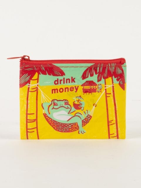 Blue Q Drink Money Coin Purse Quirksy gifts australia