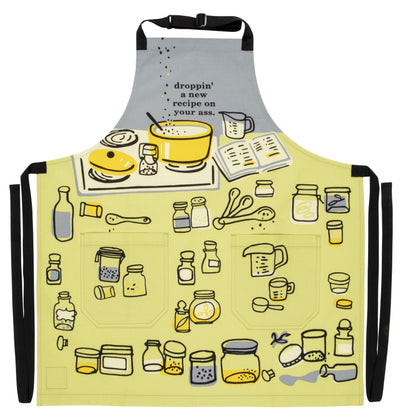 Blue Q Droppin' A Recipe - APRON - BlueQ Quirksy gifts australia