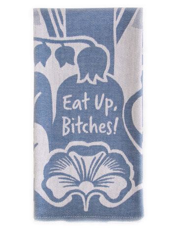 Blue Q Eat Up B*tches Tea Towel Quirksy gifts australia