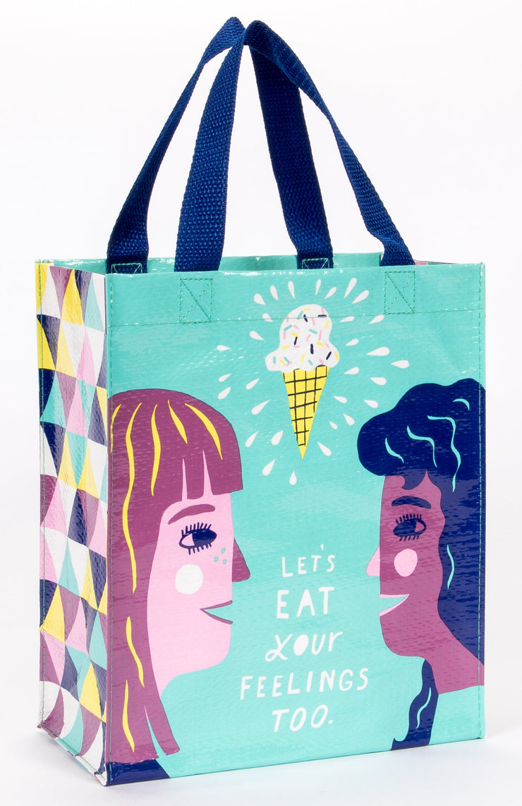 Blue Q Eat Your Feelings Handy Tote Quirksy gifts australia