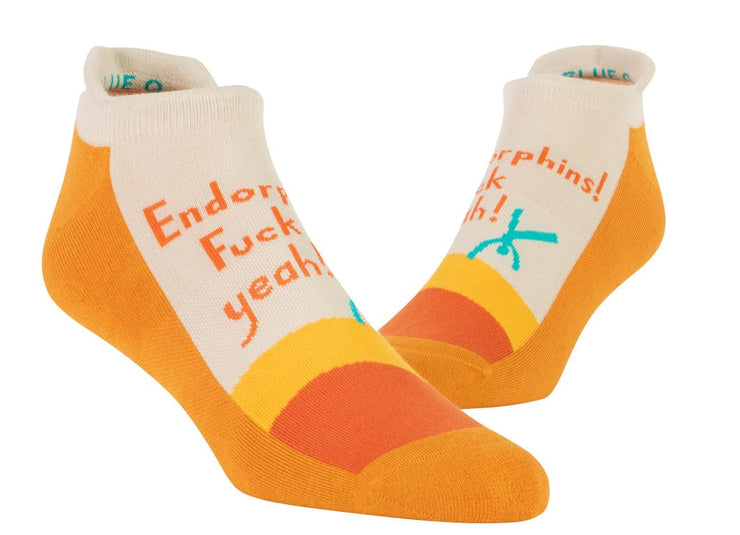 Blue Q Endorphins F*ck - Sneaker Socks - BlueQ Quirksy gifts australia