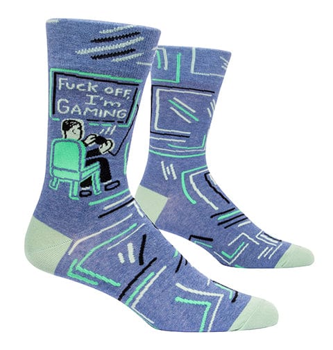 Blue Q F*ck Off I'm Gaming - Men's Crew Socks - BlueQ Quirksy gifts australia