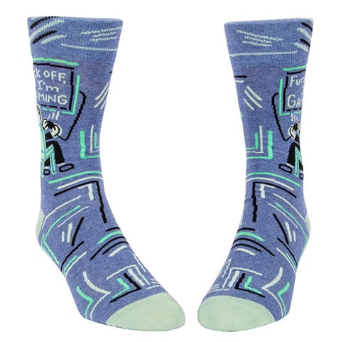 Blue Q F*ck Off I'm Gaming - Men's Crew Socks - BlueQ Quirksy gifts australia