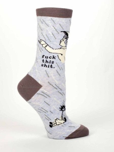 Blue Q F*ck This Shit - Women's Crew Socks - BlueQ Quirksy gifts australia