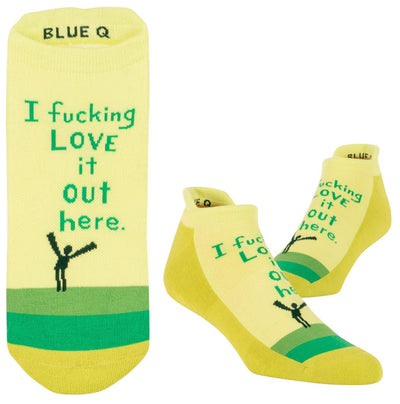 Blue Q F*ckin Love It - Sneaker Socks - BlueQ Quirksy gifts australia