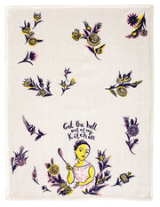 Blue Q Get The Hell Out Tea Towel Quirksy gifts australia