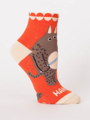 Blue Q Hangry - Women's Ankle Socks - BlueQ Quirksy gifts australia