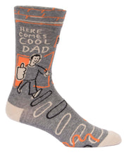 Blue Q Here Comes Cool Dad - Men's Crew Socks - BlueQ Quirksy gifts australia