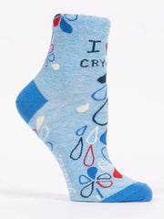 Blue Q I Heart Crying - Women's Ankle Socks - BlueQ Quirksy gifts australia