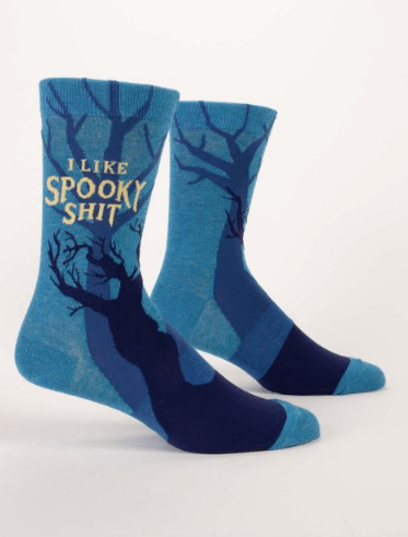 Blue Q I Like Spooky Shit - Men's Crew Socks - BlueQ Quirksy gifts australia