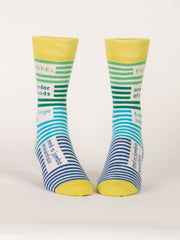 Blue Q I'll Take One Order Of Woods - Men's Crew Socks - BlueQ Quirksy gifts australia