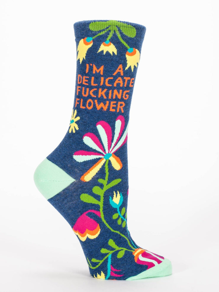Blue Q I'm A Delicate Flower Women's Socks Quirksy gifts australia