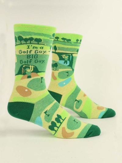 Blue Q I'm A Golf Guy. Big Golf Guy - Men's Crew Socks - BlueQ Quirksy gifts australia