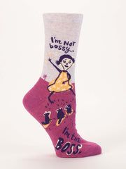 Blue Q I'm Not Bossy, I'm The Boss - Women's Socks - BlueQ Quirksy gifts australia