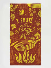 Blue Q I Saute. I'm Fancy Dish Towel - BlueQ Quirksy gifts australia