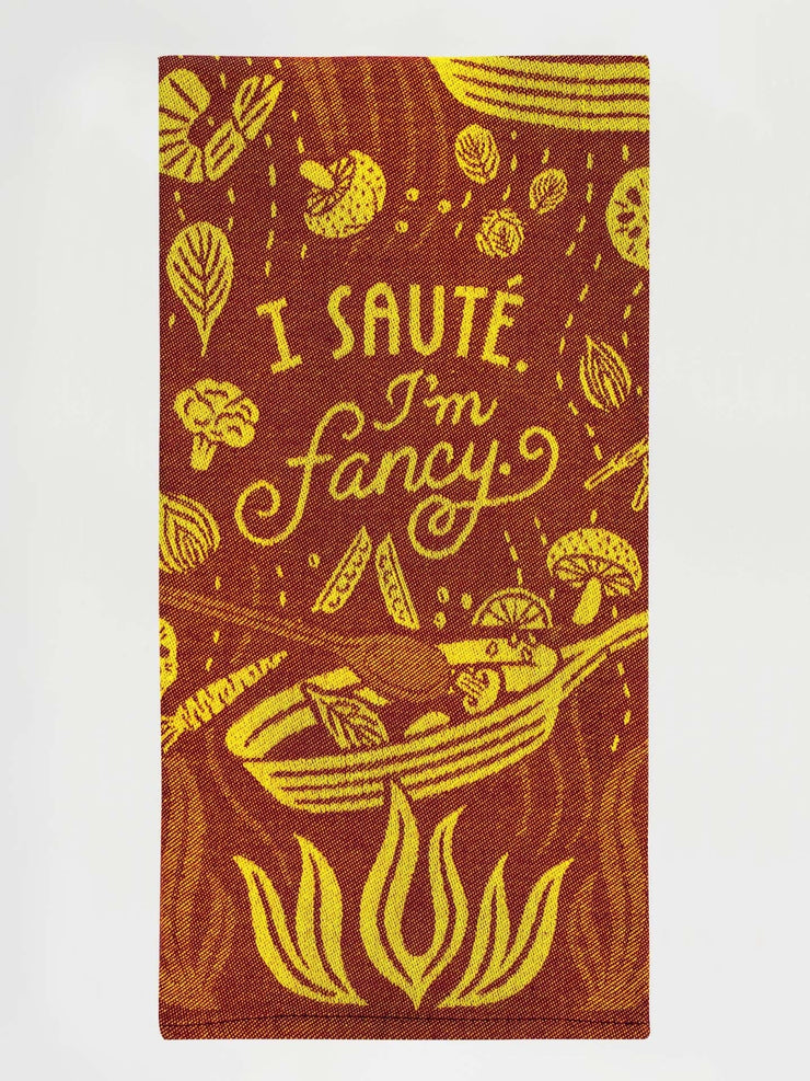 Blue Q I Saute. I'm Fancy Dish Towel - BlueQ Quirksy gifts australia