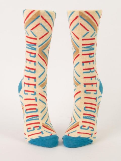 Blue Q Imperfectionist - Women's Crew Socks - Blue Q Quirksy gifts australia