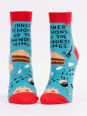 Blue Q Inner Demons Ankle Socks Quirksy gifts australia