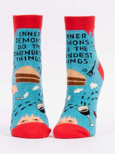 Blue Q Inner Demons Ankle Socks Quirksy gifts australia